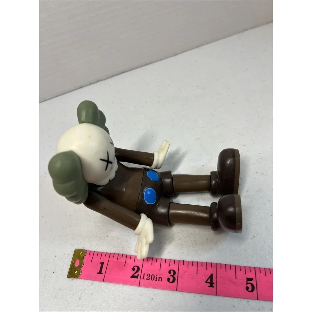 KAWS Companion Action Figures Collection sitting Green Hair brown 5